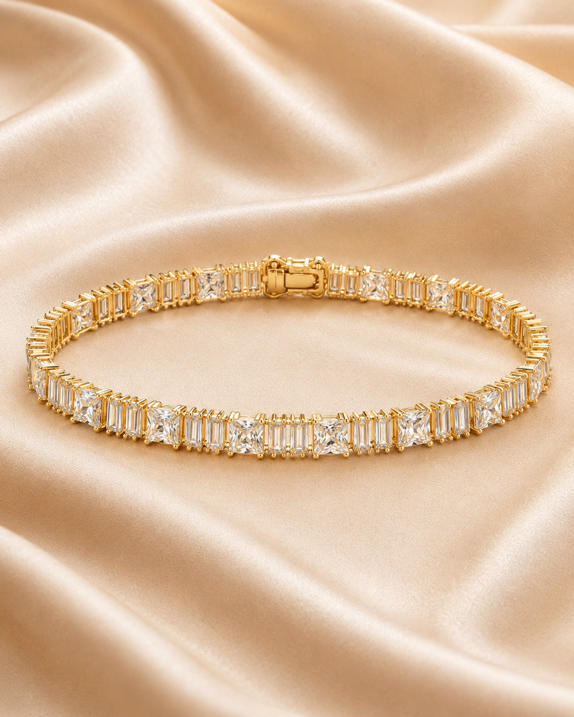 Gold Baguette Bracelet