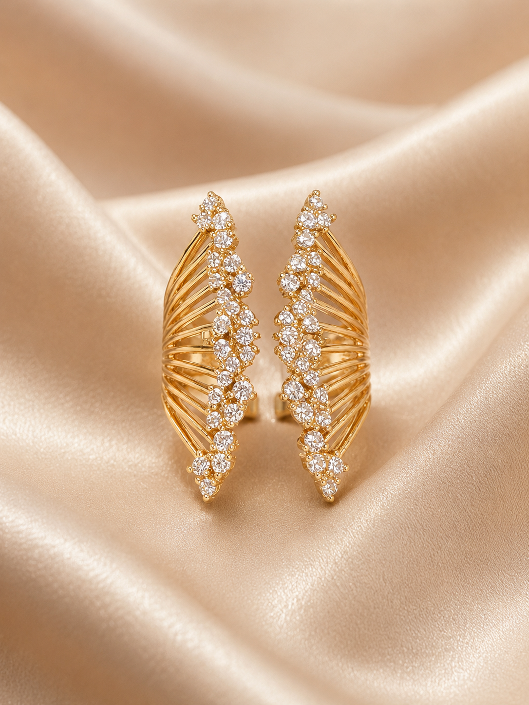 Crystal Wing Open Ring