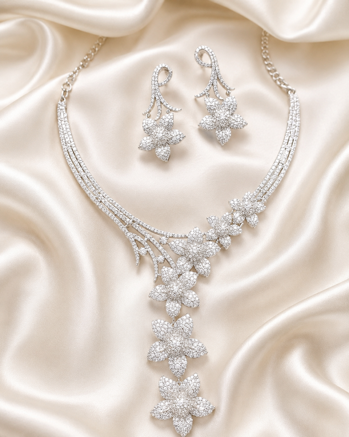 Timeless Floral Bridal Set