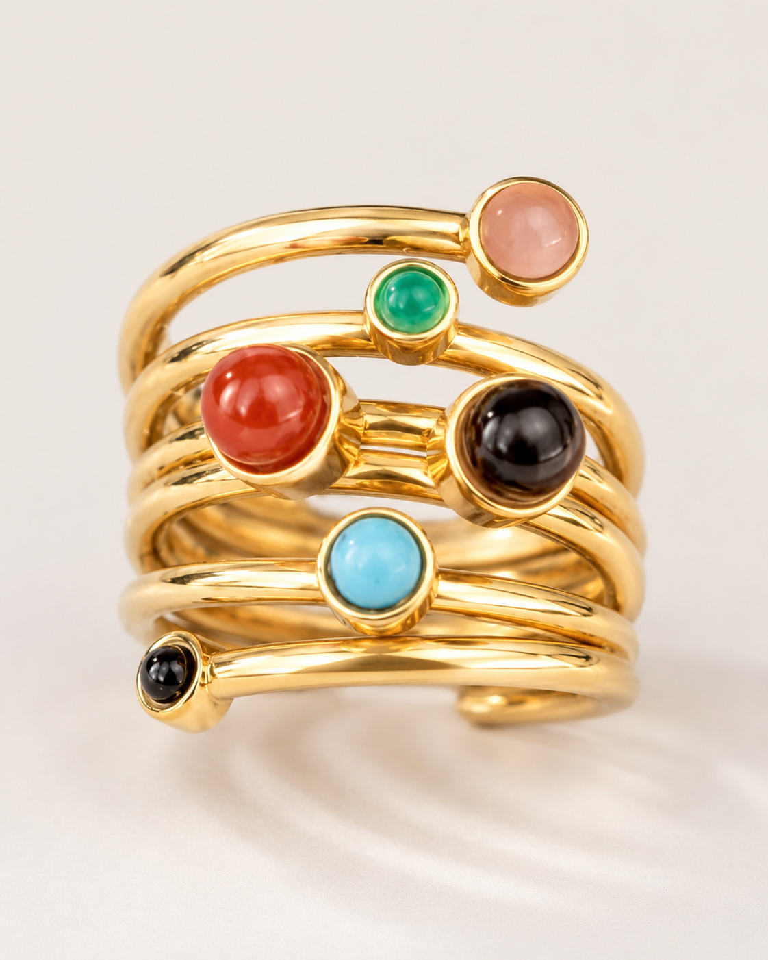Multicolour Orbit Statement Ring