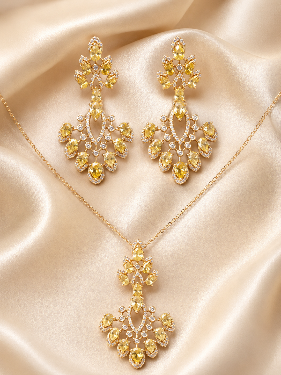 Golden Citrine Set
