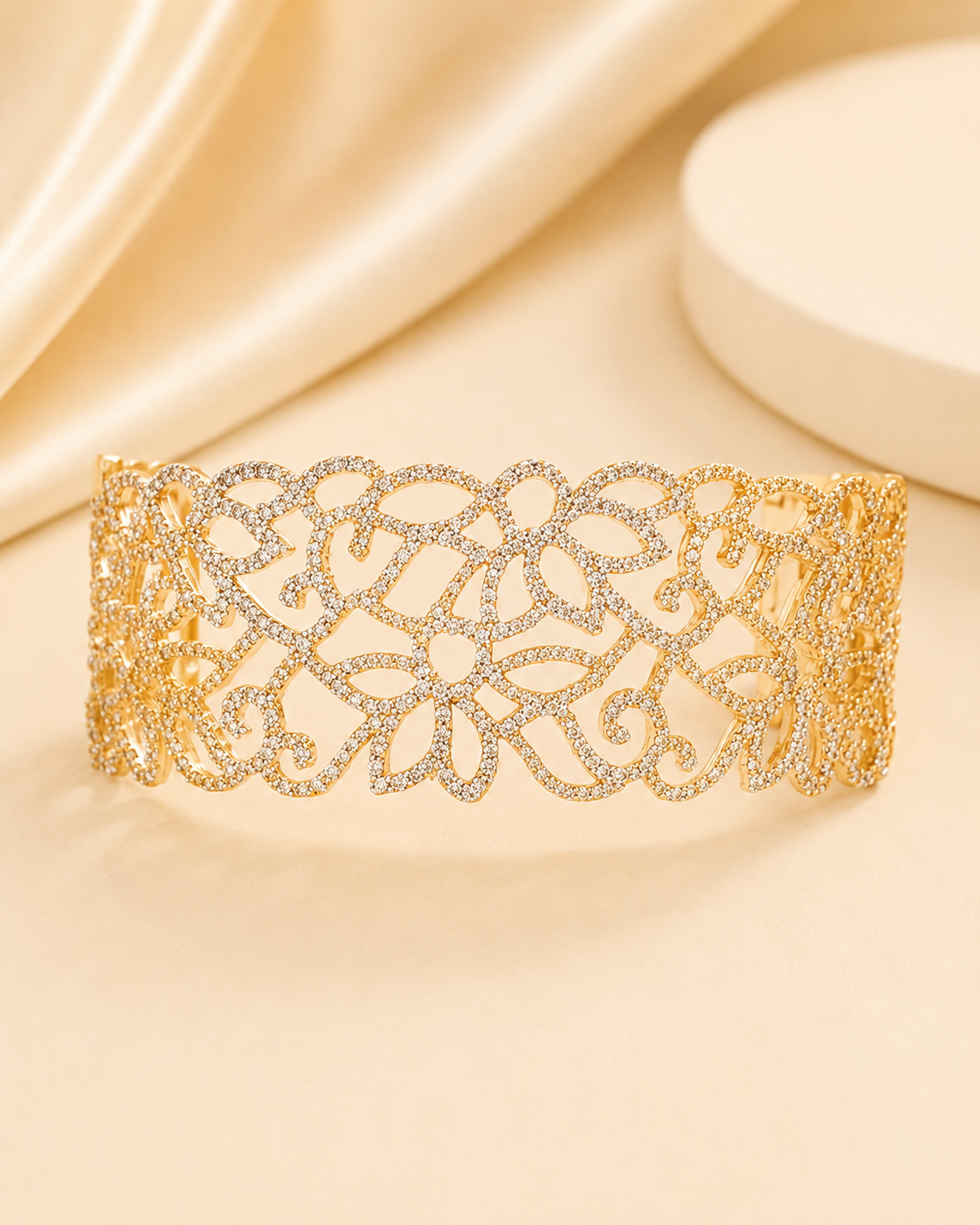 Golden Filigree Bangle