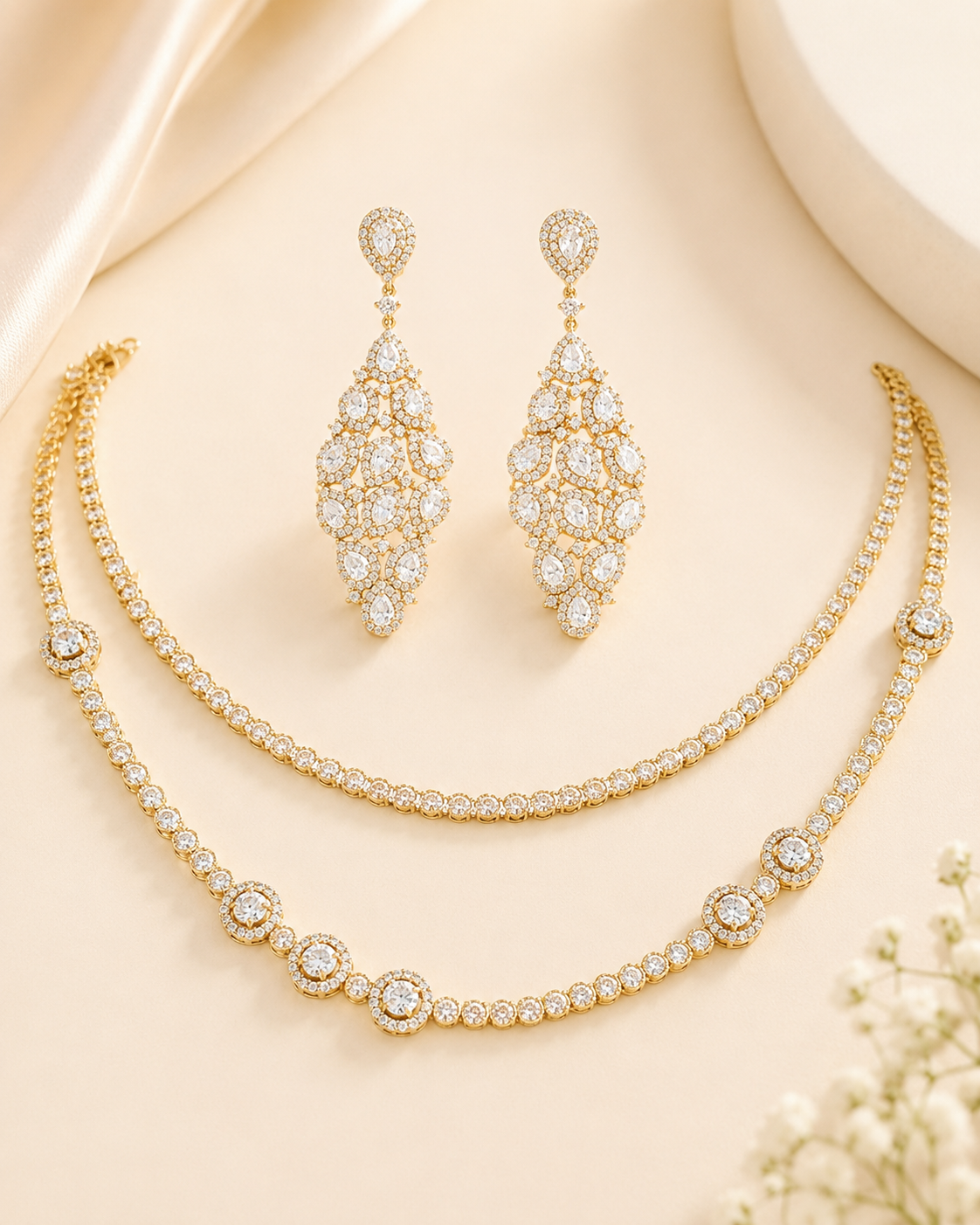 Crystal Elegance Necklace Set