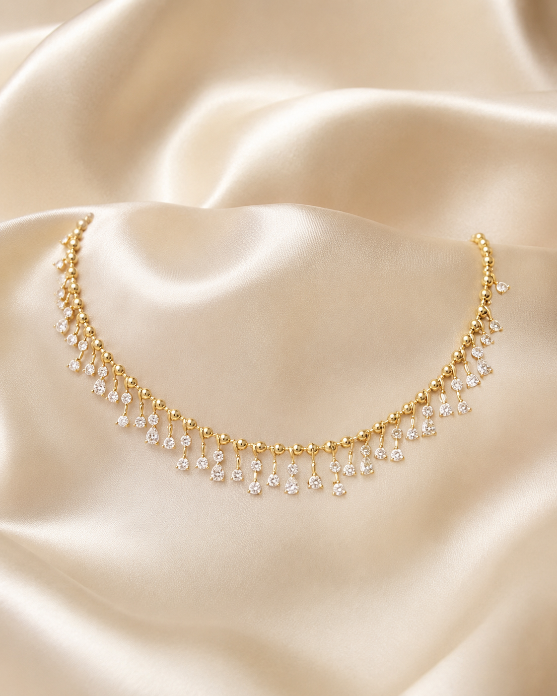 Tassel Choker Necklace Set