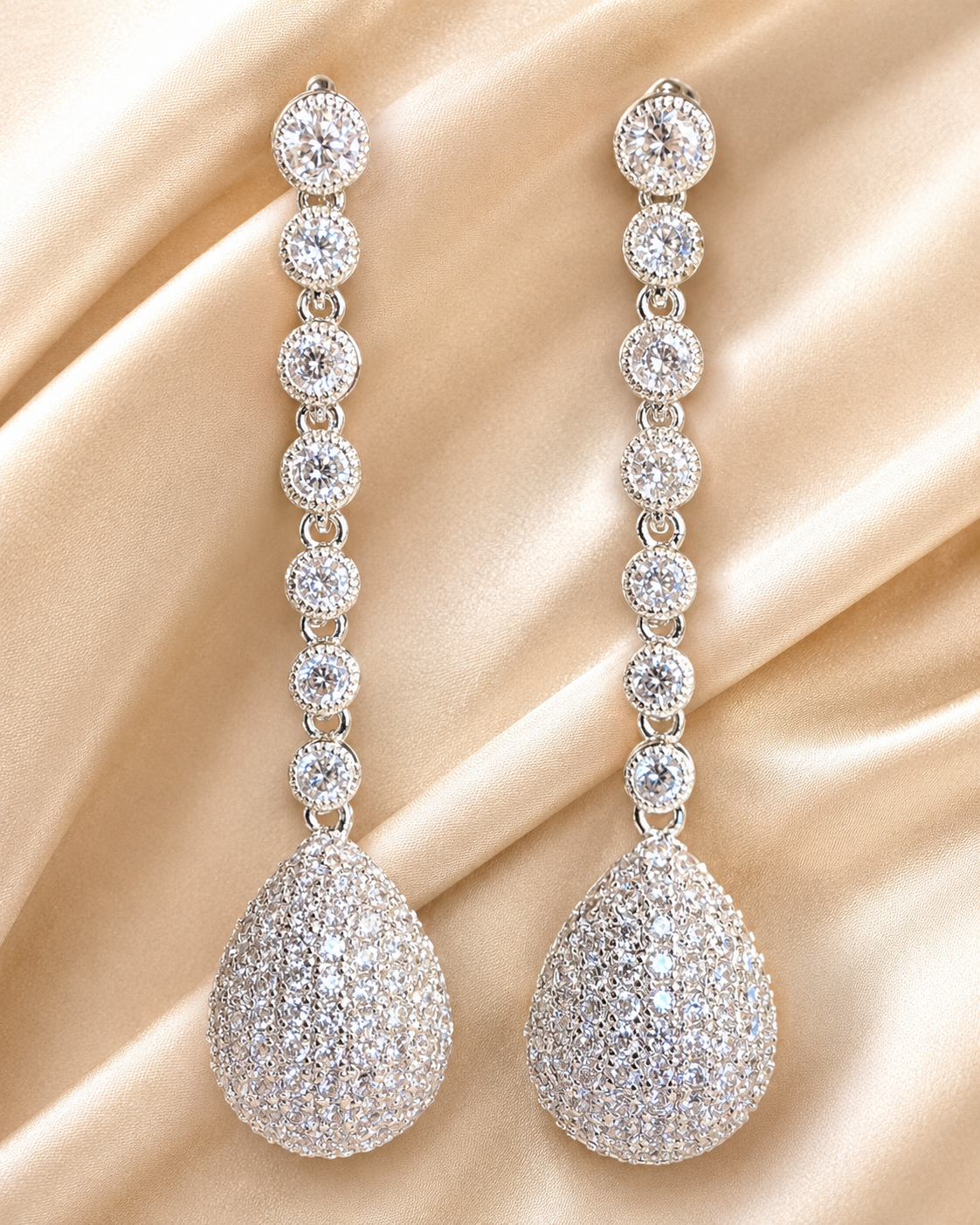 Teardrop Statement Earrings